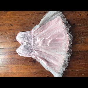 Pink tulle Deb dress